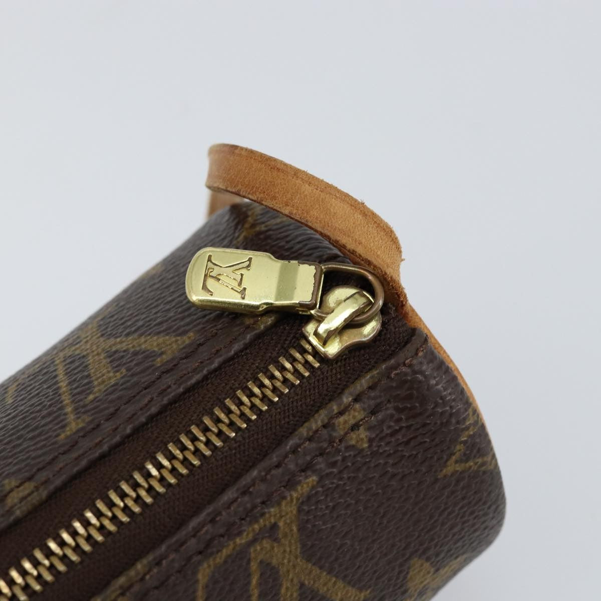 Louis Vuitton Papillon Pochette Monogram Canvas, BROWN, CANVAS, Clutche & pouche