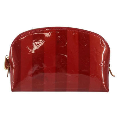 Louis Vuitton Cosmetic Pouch Electric Epi Leather, RED, PATENT_LEATHER, Toiletry Case