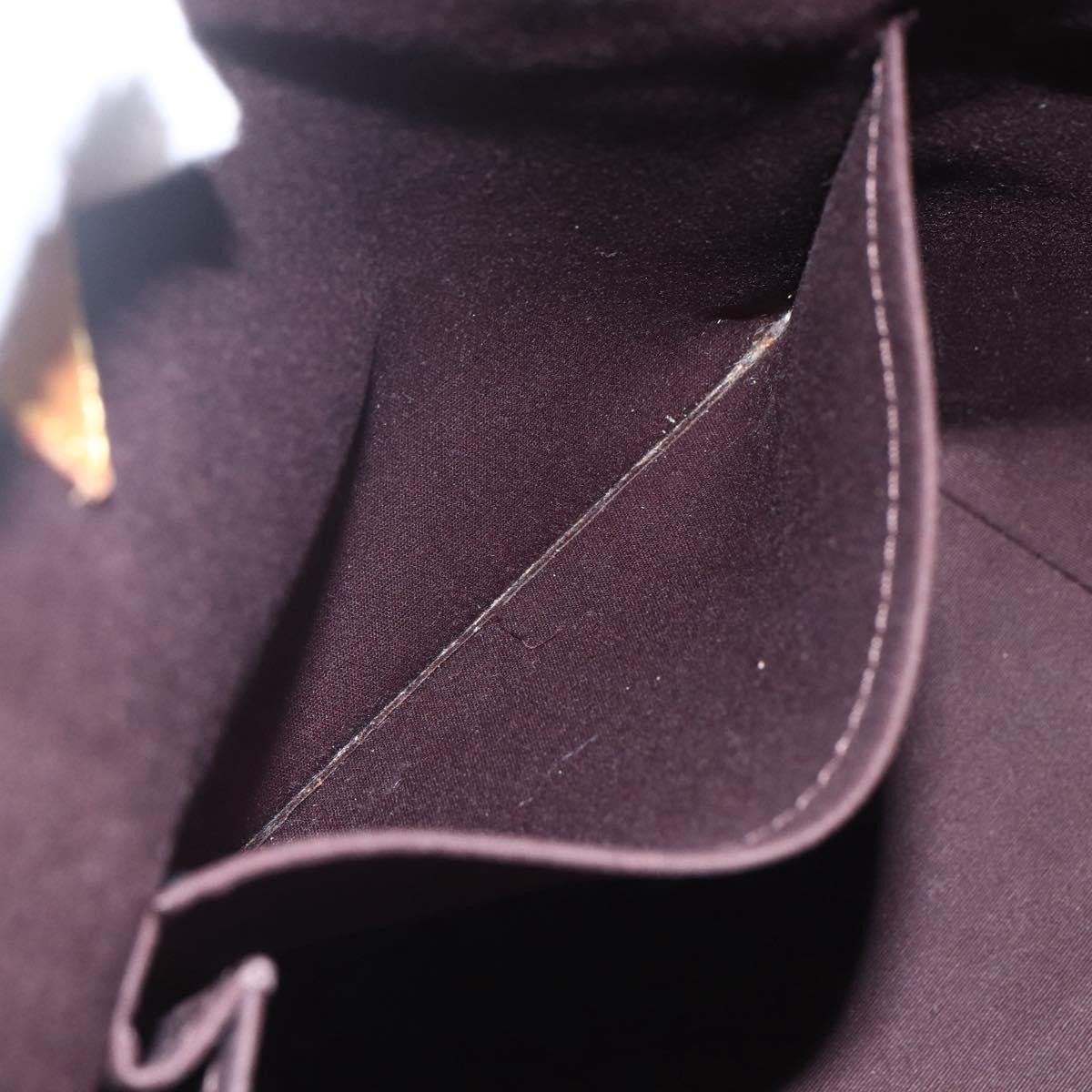 Louis Vuitton Bellevue Handbag Monogram Vernis, BURGUNDY, PATENT_LEATHER, Tote bag