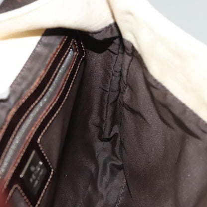 Fendi Mamma Baguette Shoulder Bag Canvas, BEIGE, CANVAS, Shoulder bag