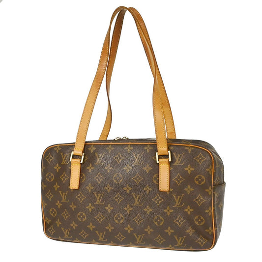 Louis Vuitton Cite Handbag Monogram Canvas, Brown, Canvas, Shoulder Bag