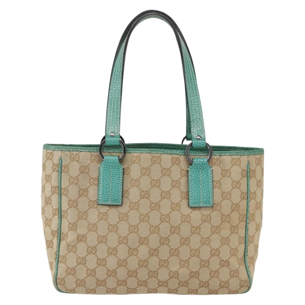 Gucci Open Tote GG Canvas, BEIGE, CANVAS, Tote bag
