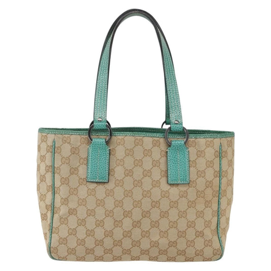 Gucci Open Tote GG Canvas, BEIGE, CANVAS, Tote bag