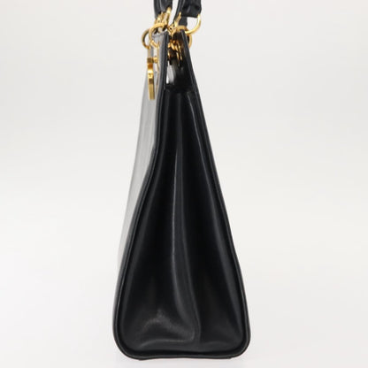 Salvatore Ferragamo Gancini Shoulder Bag Leather, NAVY, LEATHER, Shoulder bag