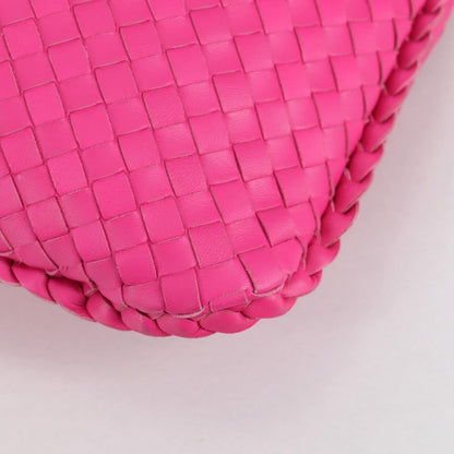 Bottega Veneta Veneta Hobo Intrecciato Nappa, PINK, LEATHER, Handbag