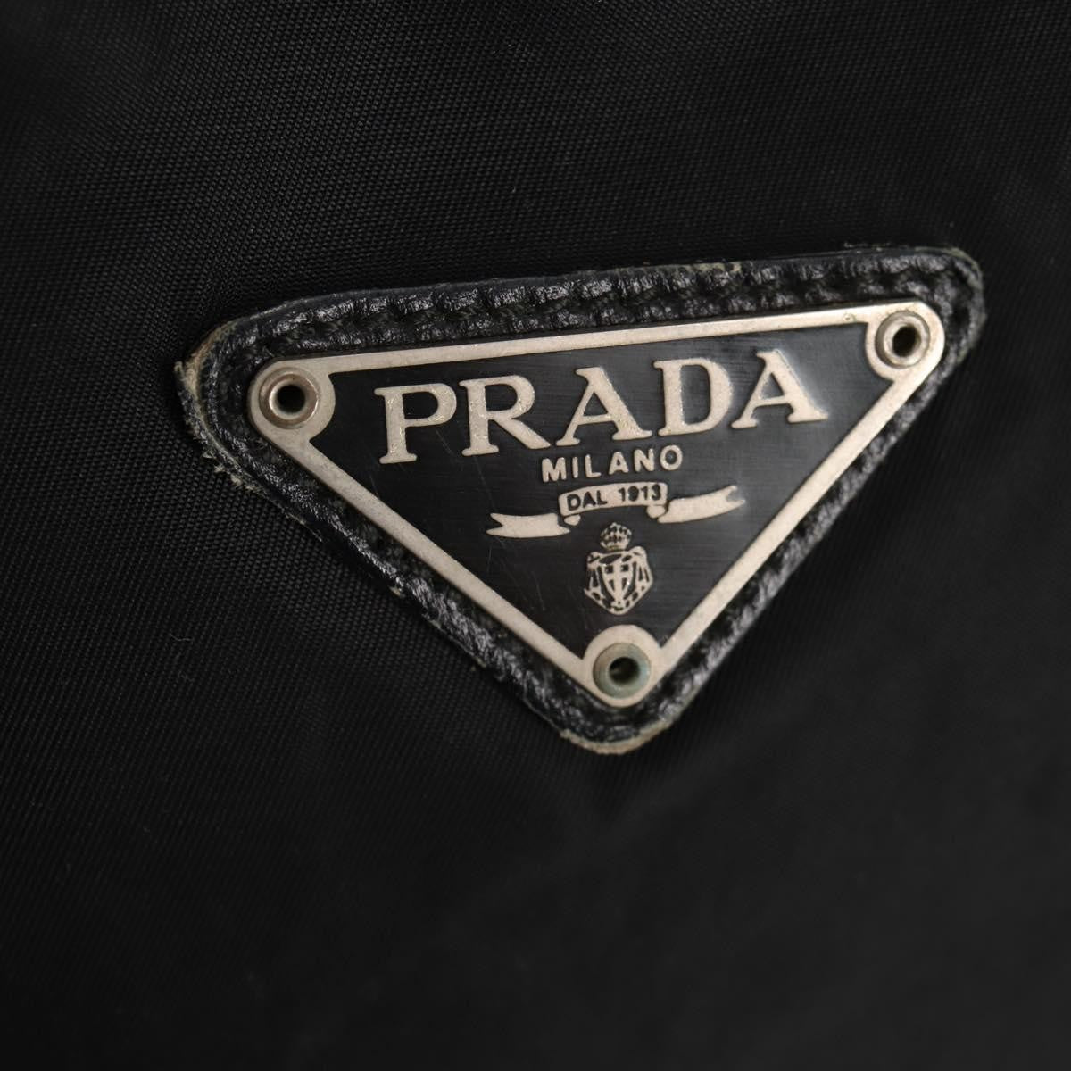 Prada Front Pocket Backpack Tessuto, BLACK, NYLON, Backpack
