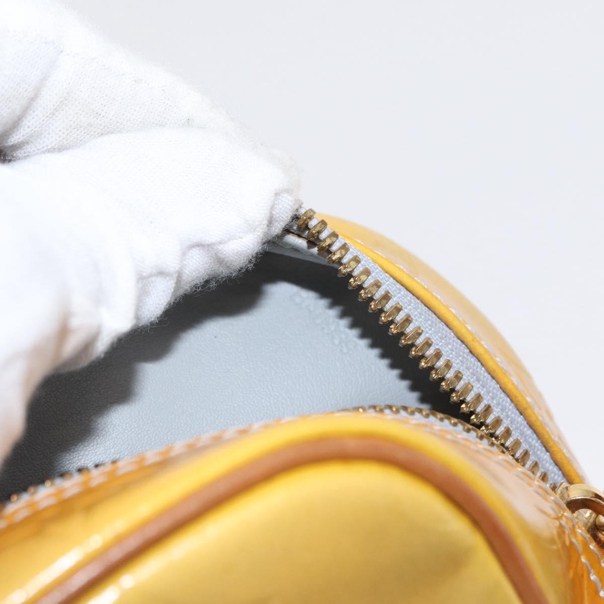 Louis Vuitton Wooster Handbag Monogram Vernis, YELLOW, PATENT_LEATHER, Shoulder bag