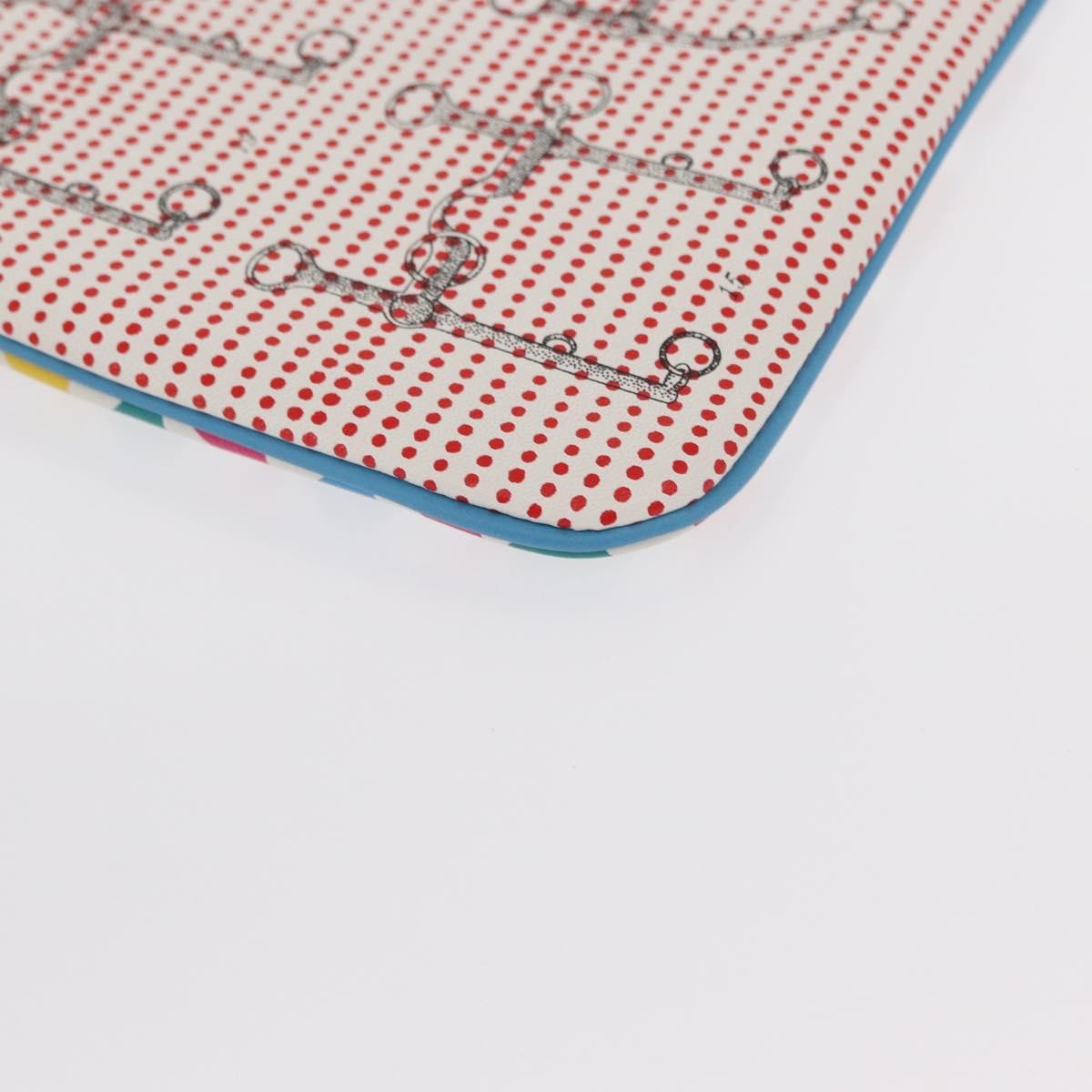 Hermes Carre Pocket Pouch Printed Swift, MULTICOLOUR, LEATHER, Clutche & pouche