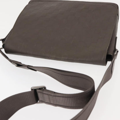 Louis Vuitton District Messenger Bag Damier Infini Leather, GRAY, LEATHER, Shoulder bag