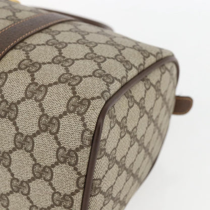 Gucci Vintage Interlocking G Boston Bag GG Coated Canvas, BEIGE, PVC, Travel bag