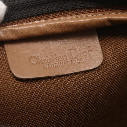 Christian Dior Vintage Honeycomb Shoulder Bag Canvas, BLACK, CANVAS, Shoulder bag