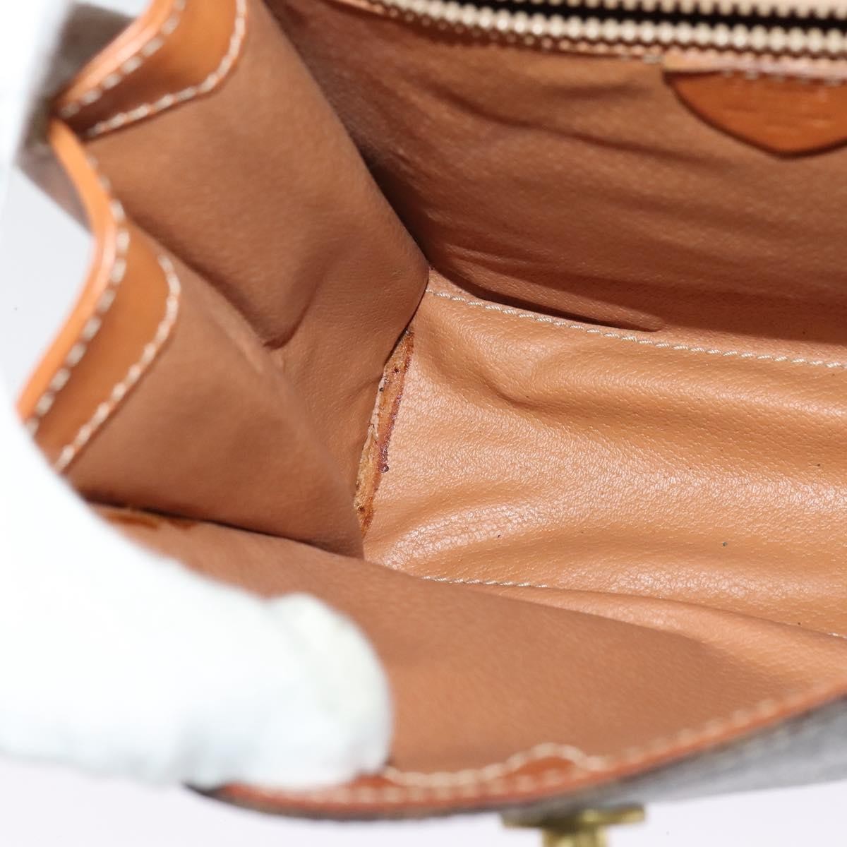 Celine Triomphe vintage handbag Macadam canvas, BROWN, CANVAS, Handbag