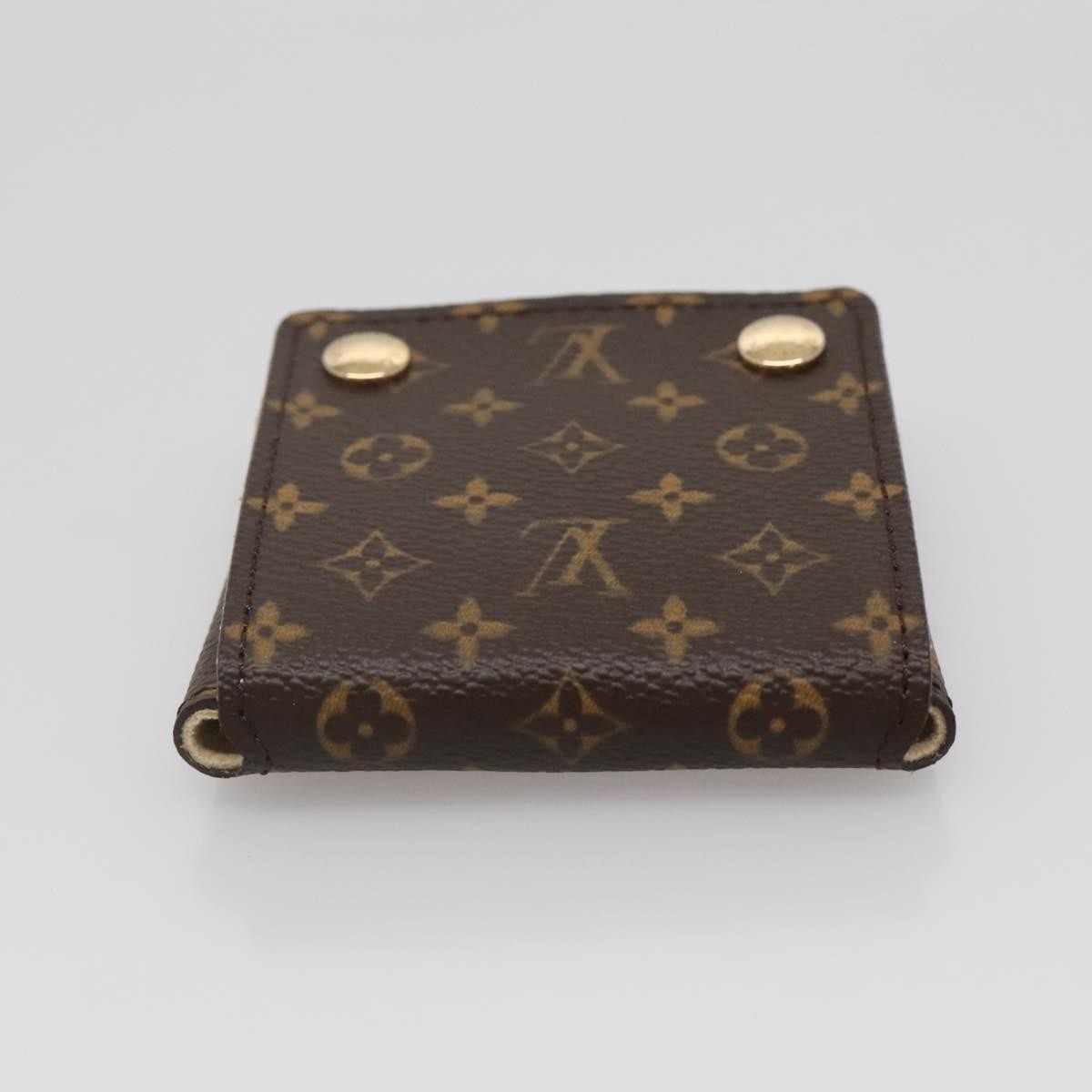 Louis Vuitton CASE JEWELRY BOX Canvas, BROWN, CANVAS, Wallets