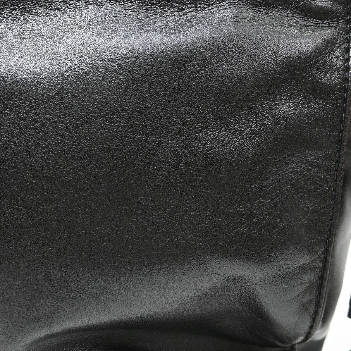 Chanel Vintage Flap Backpack Leather, Black, Leather, Backpack