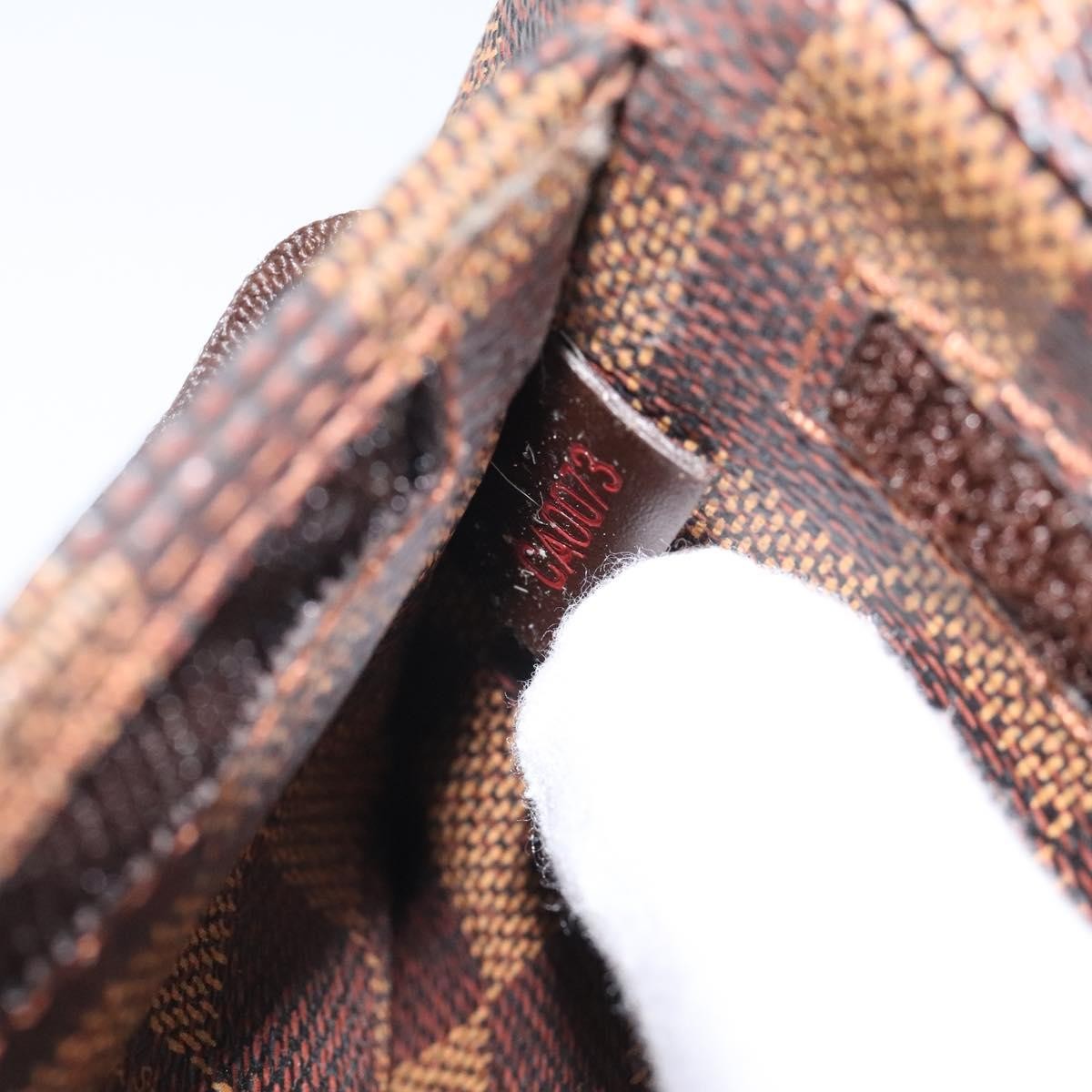 Louis Vuitton Geronimos Waist Bag Damier, BROWN, CANVAS, Clutche & pouche