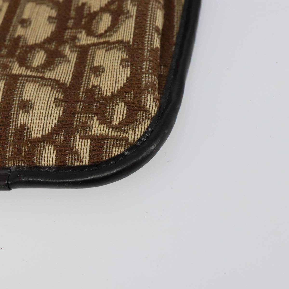 Christian Dior Trotter pouch Canvas, BEIGE, CANVAS, Clutche & pouche