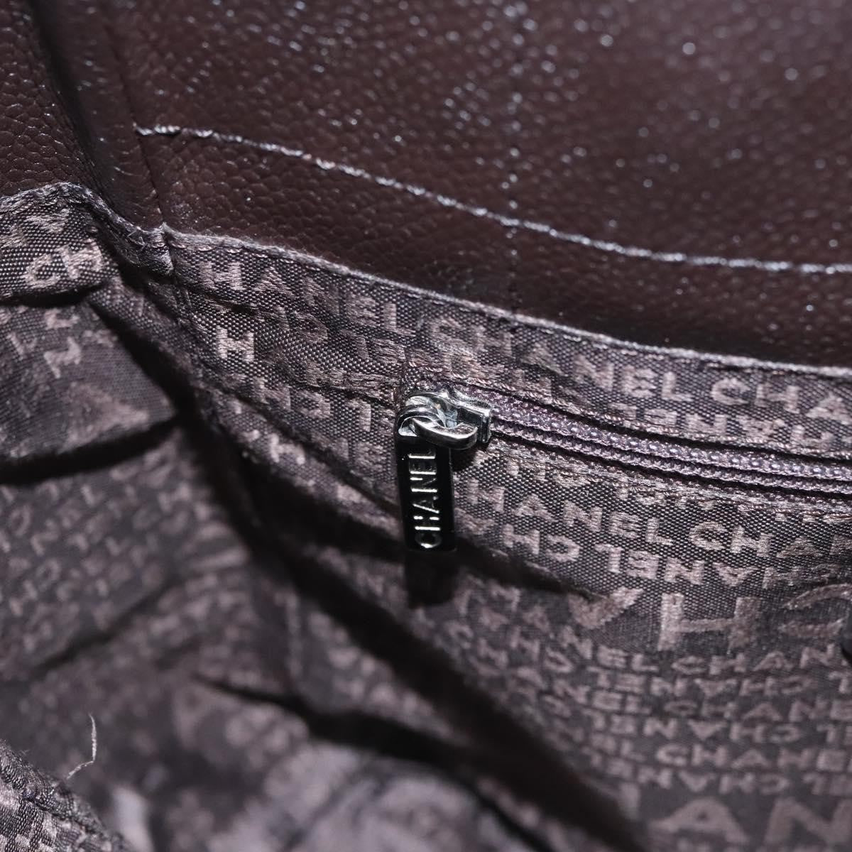 Chanel Chocolate Bar Coco Mark handbag Caviar skin, BROWN, LEATHER, Handbag