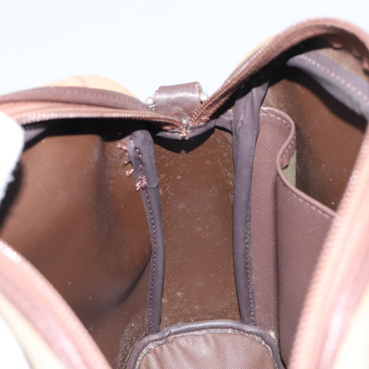 Burberry Nova check Shoulder bag Canvas, BEIGE, CANVAS, Shoulder bag