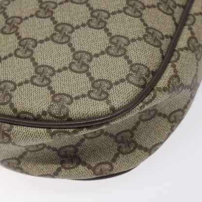 Gucci Sherry line pouch Canvas, BEIGE, PVC, Clutche & pouche