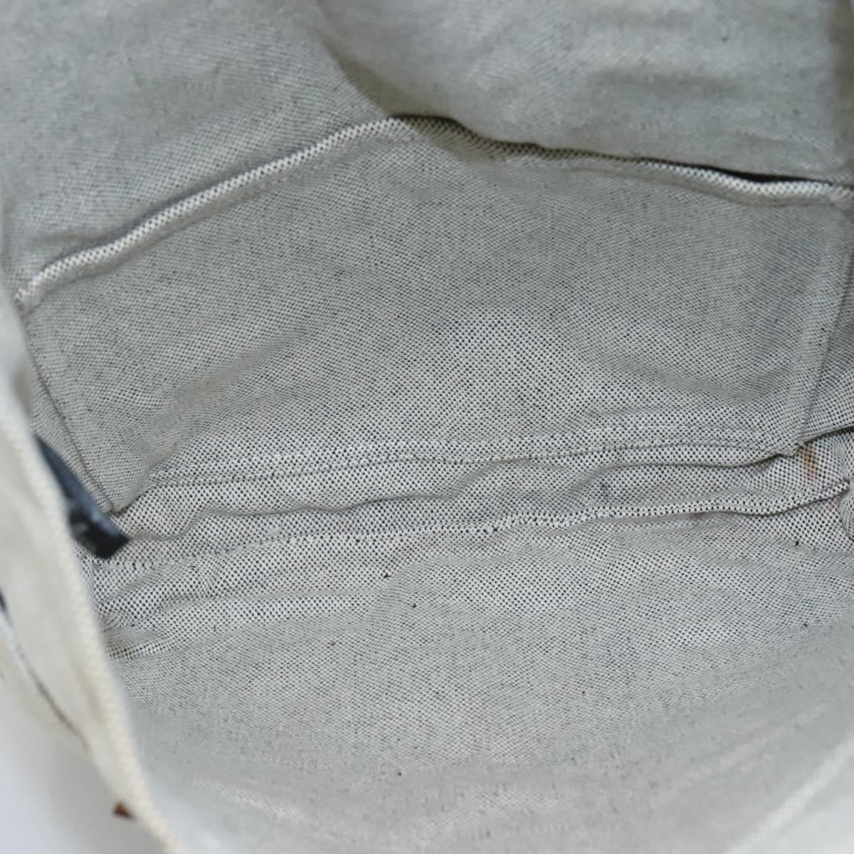 Hermes Fourre Tout Tote Canvas, GRAY, CANVAS, Tote bag