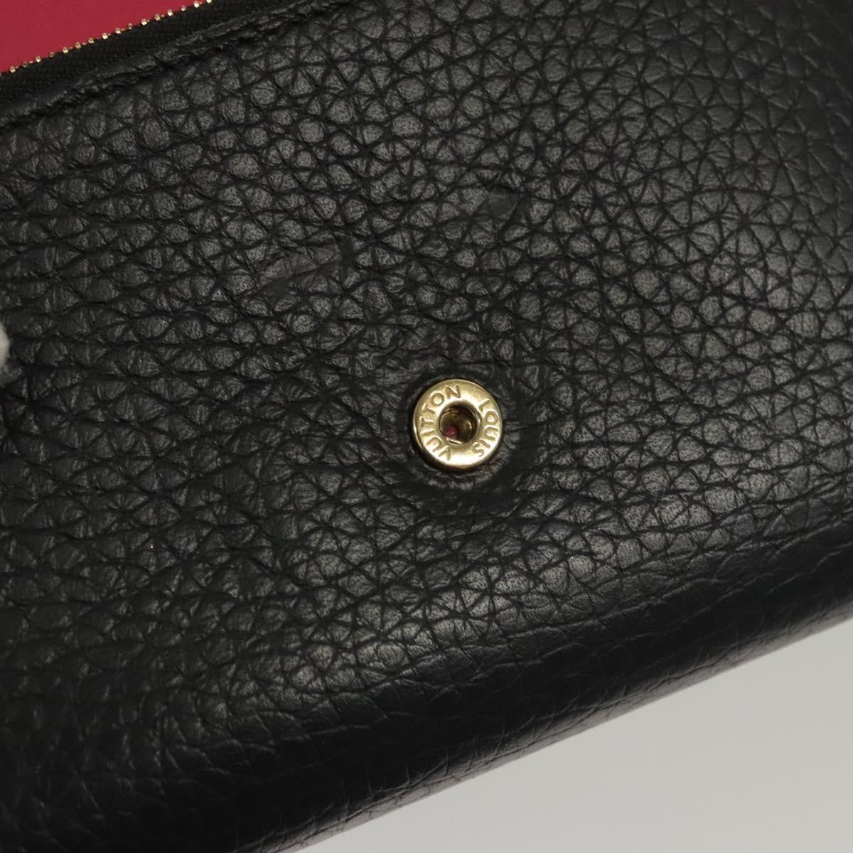 Louis Vuitton Capucines Compact wallet Leather, BLACK, LEATHER, Wallets