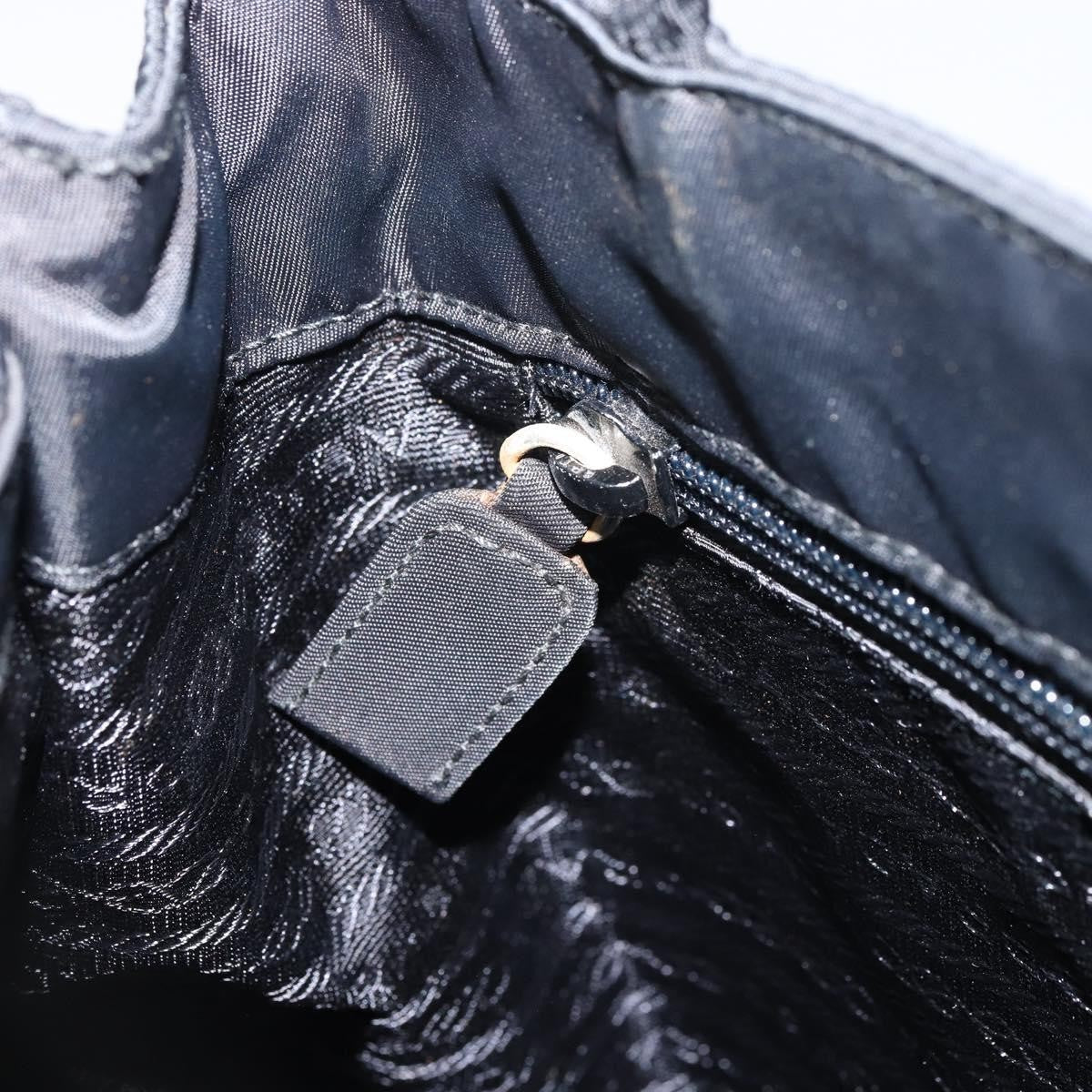 Prada Vintage Tote Nylon, BLACK, NYLON, Tote bag