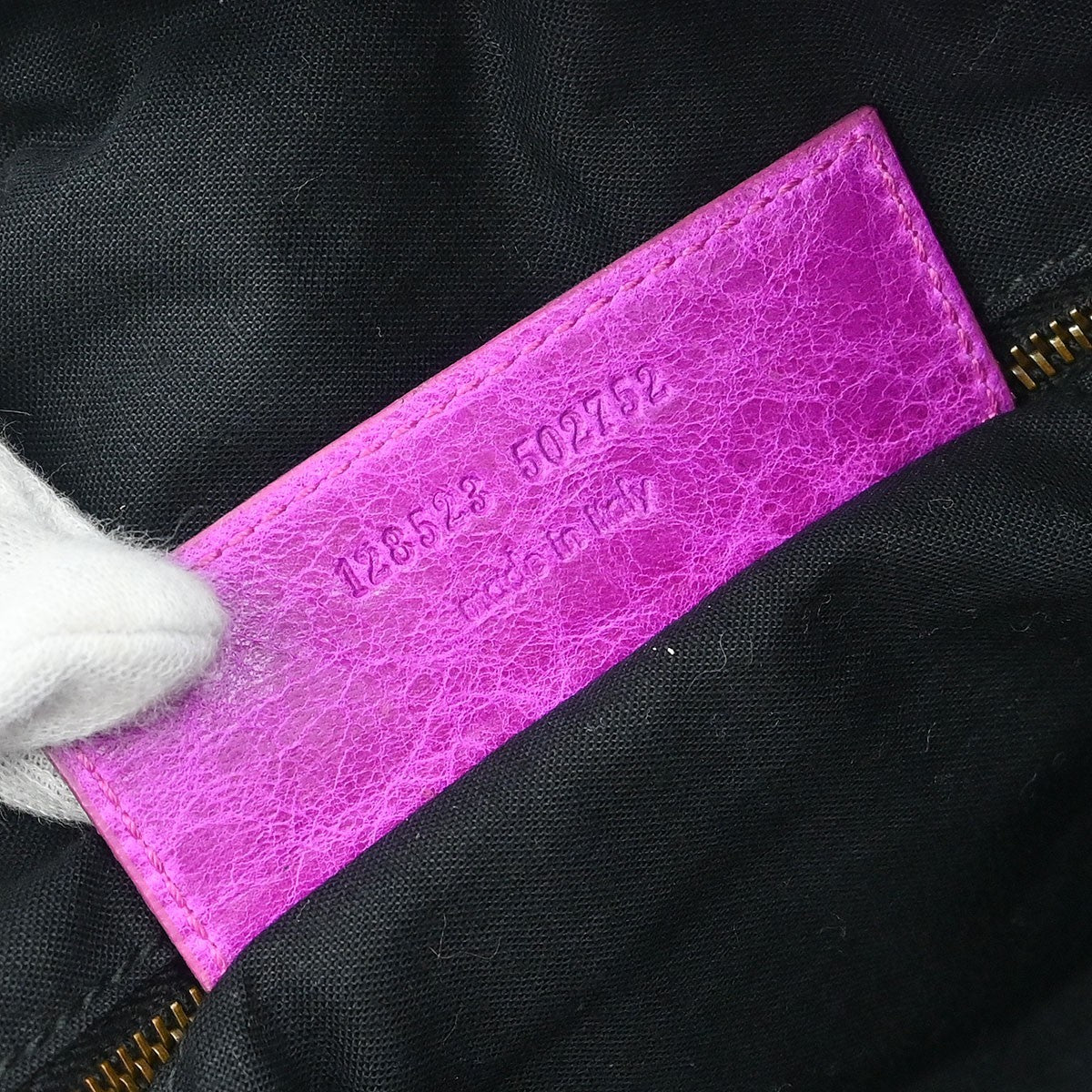 Balenciaga Twiggy Classic Studs Bag Leather, PURPLE, LEATHER, Handbag