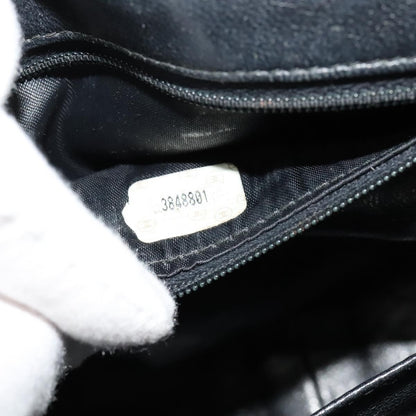 Chanel Vintage Square Front Pocket Camera Bag Quilted Patent, BLACK, LEATHER, Crossbody bag