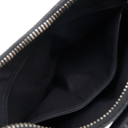 Gucci Ring Handle Zip Hobo GG Canvas, BLACK, CANVAS, Shoulder bag