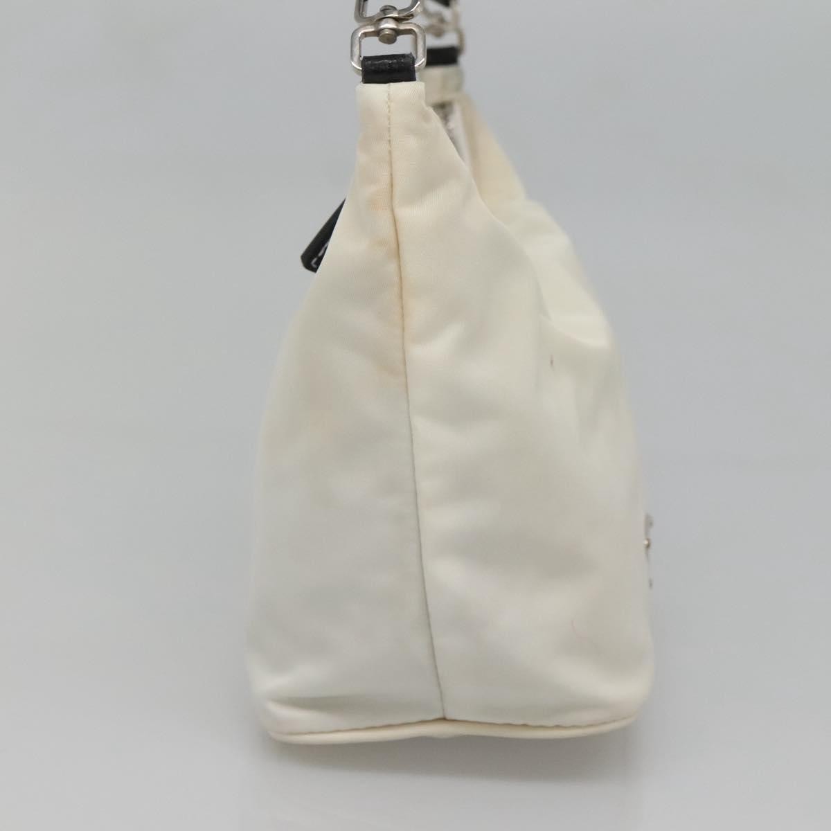 Prada Sirio Hobo Tessuto, WHITE, NYLON, Shoulder bag