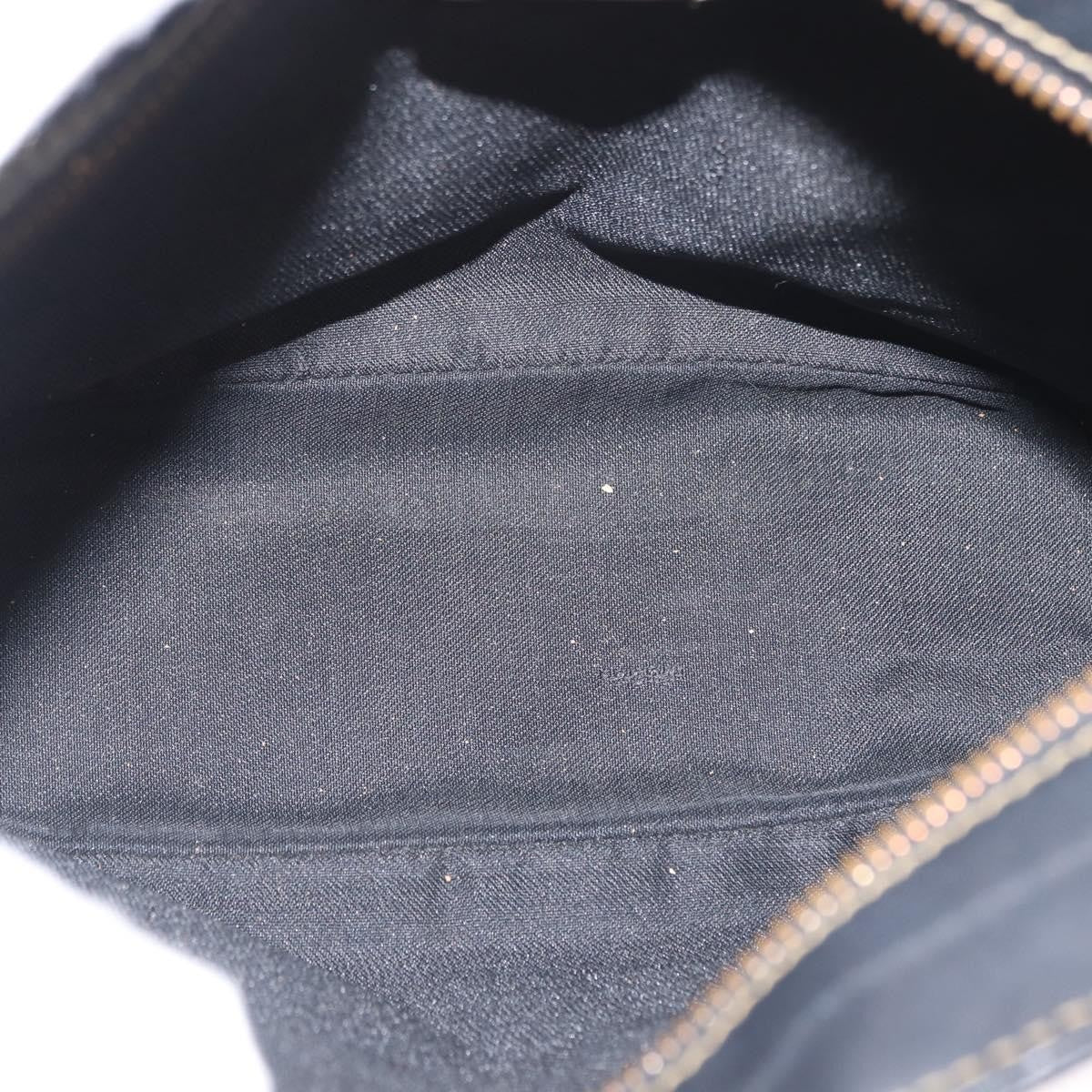 Fendi Pequin Shoulder Bag Canvas, BROWN, PVC, Shoulder bag