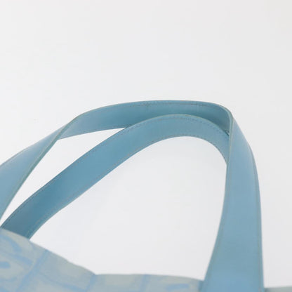 Chanel Front Zip Travel Line Tote Nylon, BLUE, NYLON, Tote bag