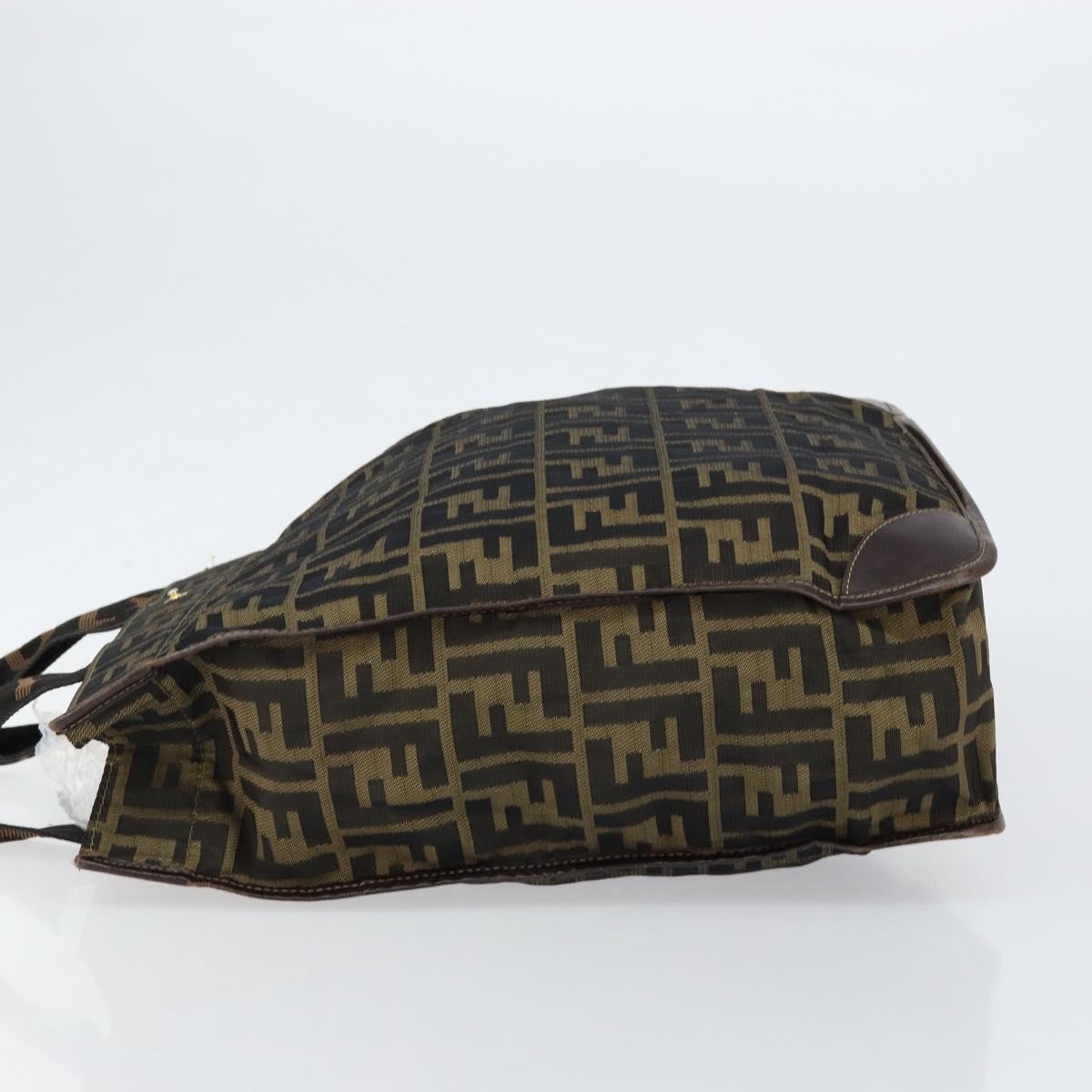 Fendi Zucca Tote bag FF motif, BROWN, CANVAS, Tote bag