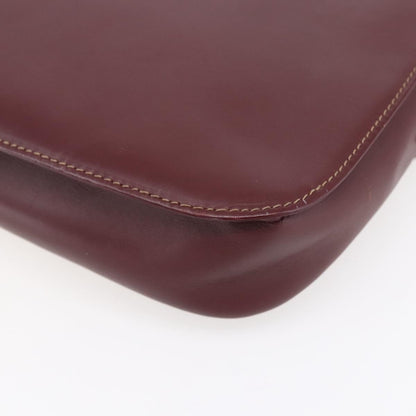 cartier Must de Cartier Shoulder Bag Leather, BURGUNDY, LEATHER, Shoulder bag