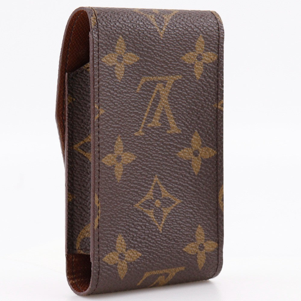 Louis Vuitton Etui Cigarette Case Monogram canvas, BROWN, CANVAS, Toiletry Case