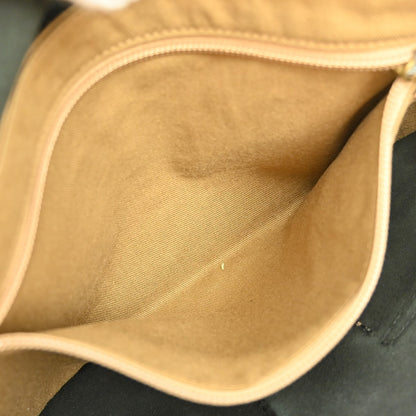 Salvatore Ferragamo Vintage Shoulder Bag Leather, BLACK, LEATHER, Shoulder bag