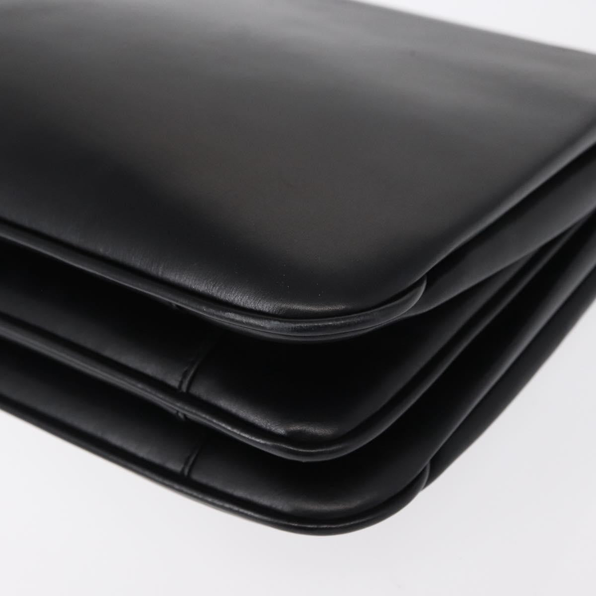 Bally Vintage Shoulder Bag Leather, BLACK, LEATHER, Shoulder bag