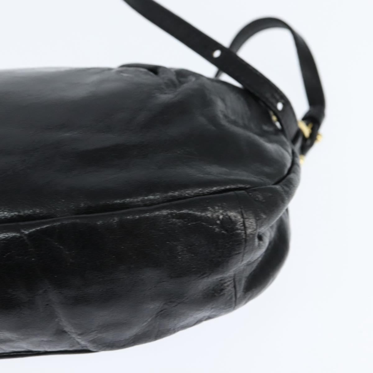 Chloe Vintage Shoulder Bag Leather, BLACK, LEATHER, Shoulder bag