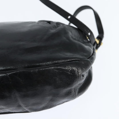 Chloe Vintage Shoulder Bag Leather, BLACK, LEATHER, Shoulder bag