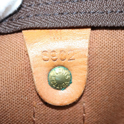 Louis Vuitton Keepall Bag Monogram Canvas, BROWN, CANVAS, Travel bag