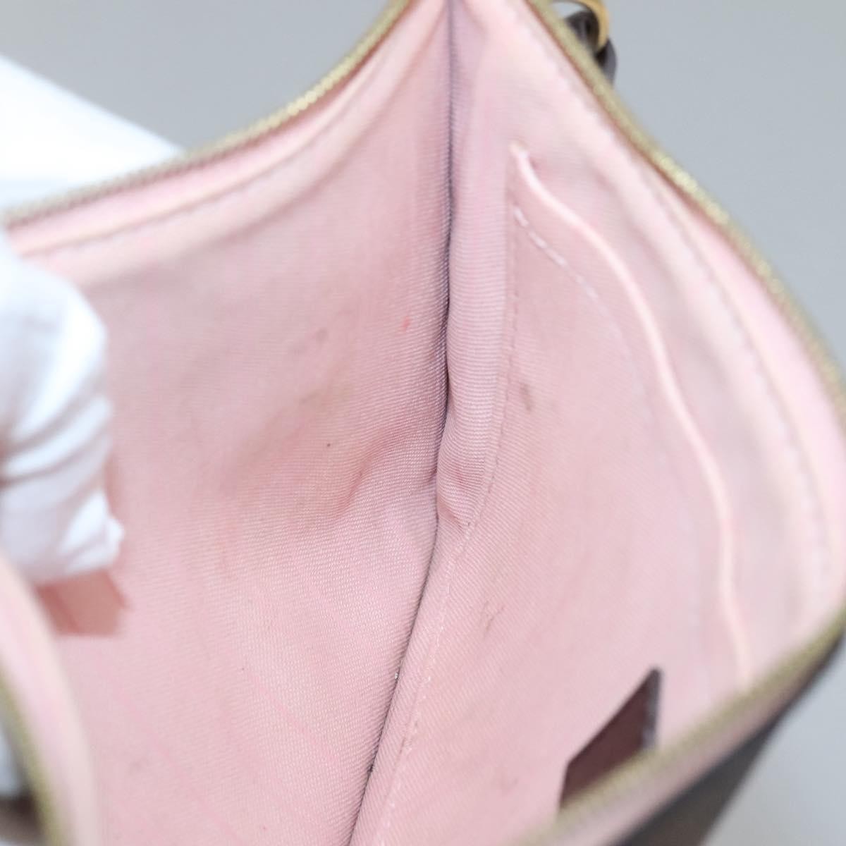 Louis Vuitton Neverfull Pochette Damier, BROWN, CANVAS, Tote bag