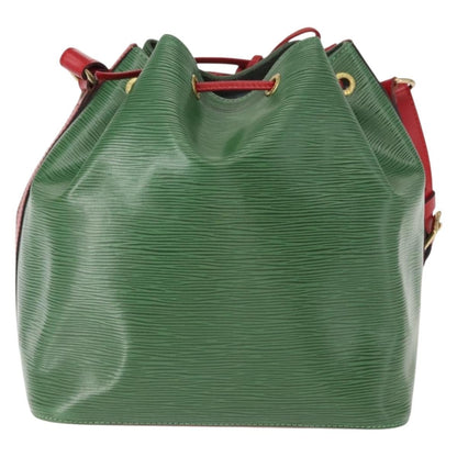 Louis Vuitton Bicolor Petit Noe Handbag Epi Leather, GREEN, LEATHER, Shoulder bag