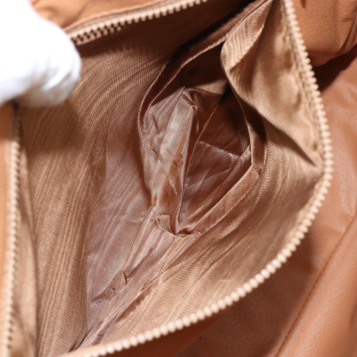 Celine Macadam Shoulder Bag PVC Leather, BEIGE, CANVAS, Shoulder bag