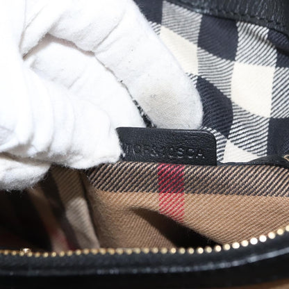 Burberry Banner Tote Leather, BLACK, LEATHER, Tote bag