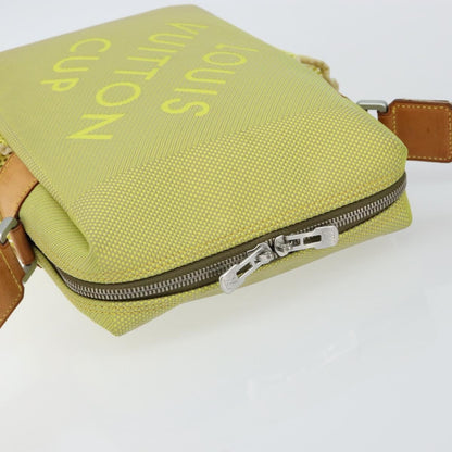 Louis Vuitton Cup Weathery Bag Damier Geant Canvas, YELLOW, CANVAS, Shoulder bag