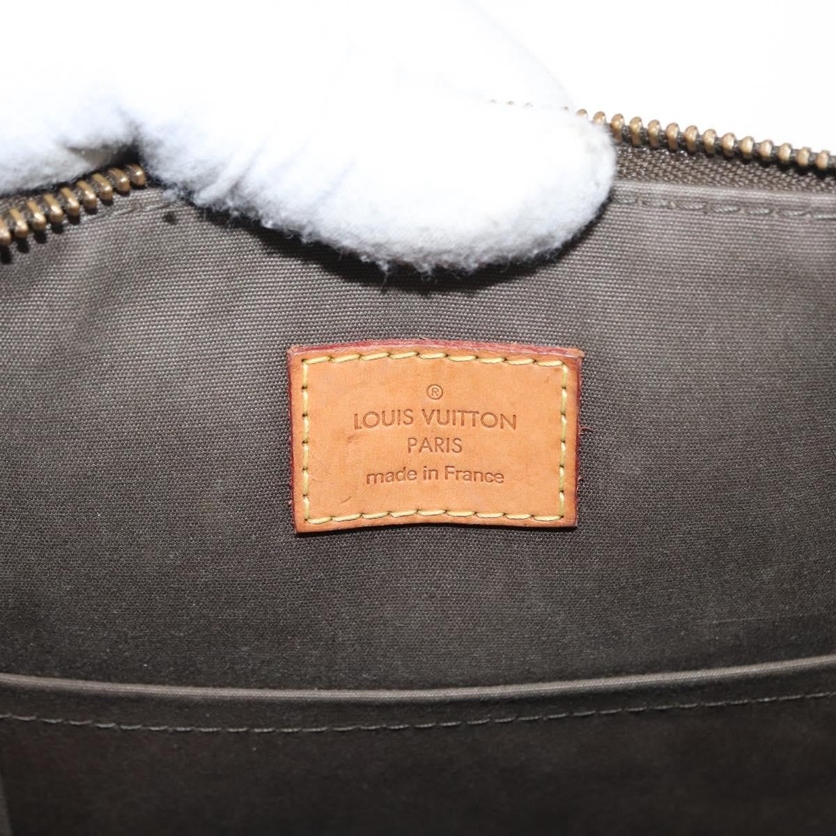 Louis Vuitton Bellevue Handbag Monogram Vernis, BROWN, PATENT_LEATHER, Tote bag