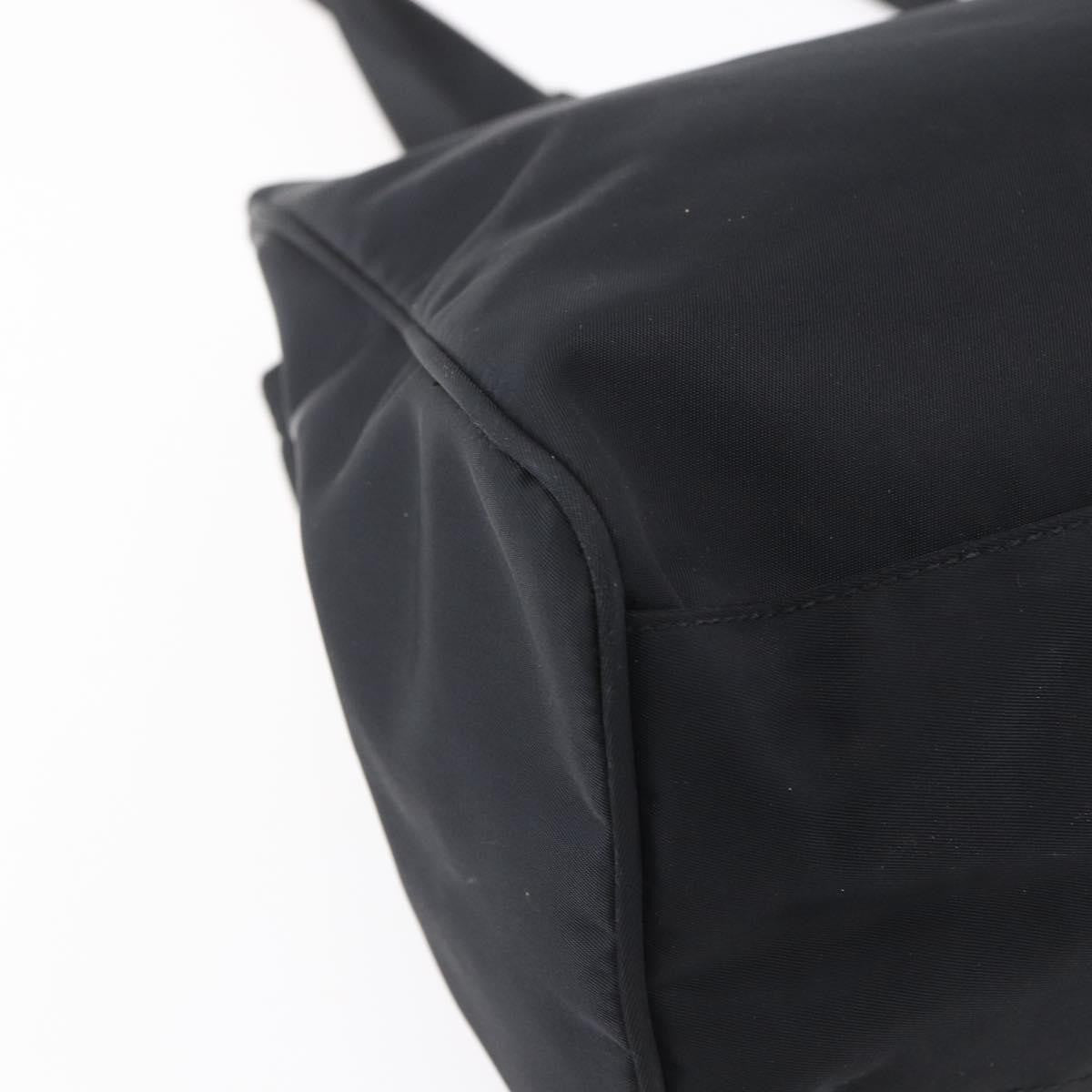 Fendi Vintage FF Tote Nylon, BLACK, NYLON, Tote bag