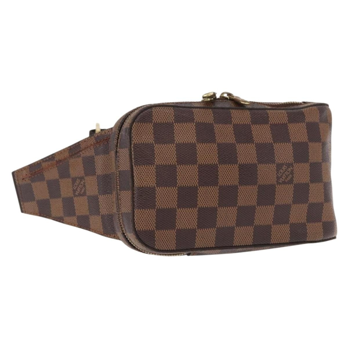 Louis Vuitton Geronimos Waist Bag Damier, Brown, Canvas, Clutch