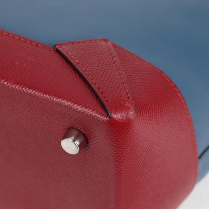 Hermes Maxibox Cabas Evercolor with Epsom, BLUE, LEATHER, Tote bag