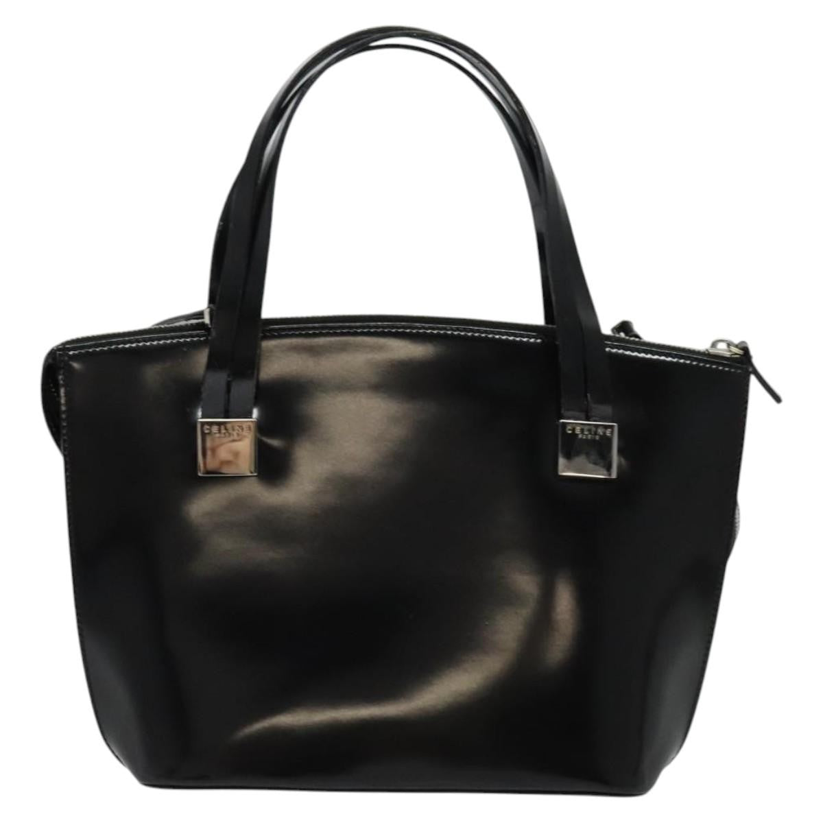 Celine Handbag Patent leather, BLACK, PATENT_LEATHER, Handbag